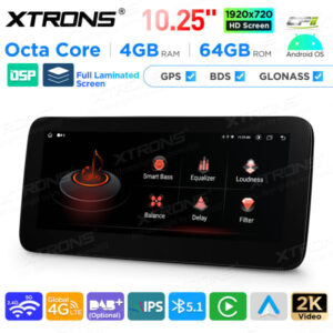Android Autoradio Xtrons für Mercedes-Benz B-Klasse W246 4/64 GB – QAMS1445M12BR-10 CPII