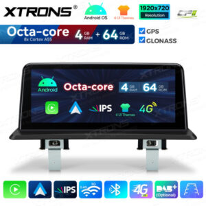 Android Autoradio Xtrons für BMW 1er LHD 4/64 GB – QDB1087UNL-02 CPII