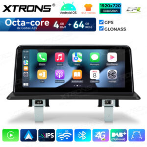 Android Autoradio Xtrons für BMW 1er LHD 4/64 GB – QDB1087UNL-04 CPII