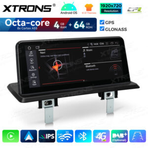 Android Autoradio Xtrons für BMW 1er LHD 4/64 GB – QDB1087UNL-06 CPII