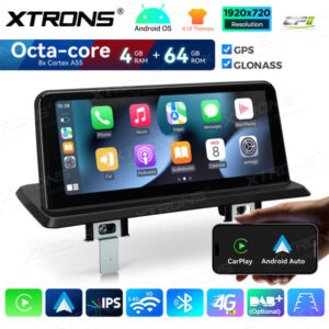Android Autoradio Xtrons für BMW 1er LHD 4/64 GB – QDB1087UNL-07 CPII
