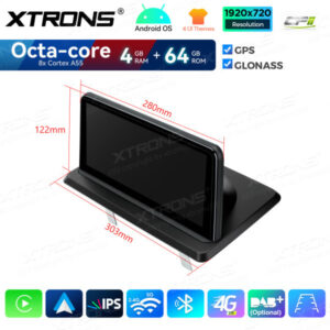 Android Autoradio Xtrons für BMW 1er LHD 4/64 GB – QDB1087UNL-12 CPII