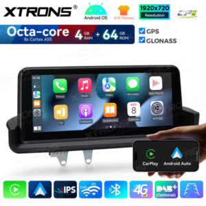 Android Autoradio Xtrons für BMW 3er E90 E91 E92 E93 4/64 GB – QDB1090UNR-07 CPII