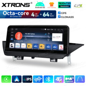 Android Autoradio Xtrons für BMW X1 E84 4/64 GB – QDB10X1UN-09 CPII