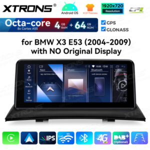 Android Autoradio Xtrons für BMW X3 E83 LHD 4/64 GB – QDB10X3UNL-03 CPII