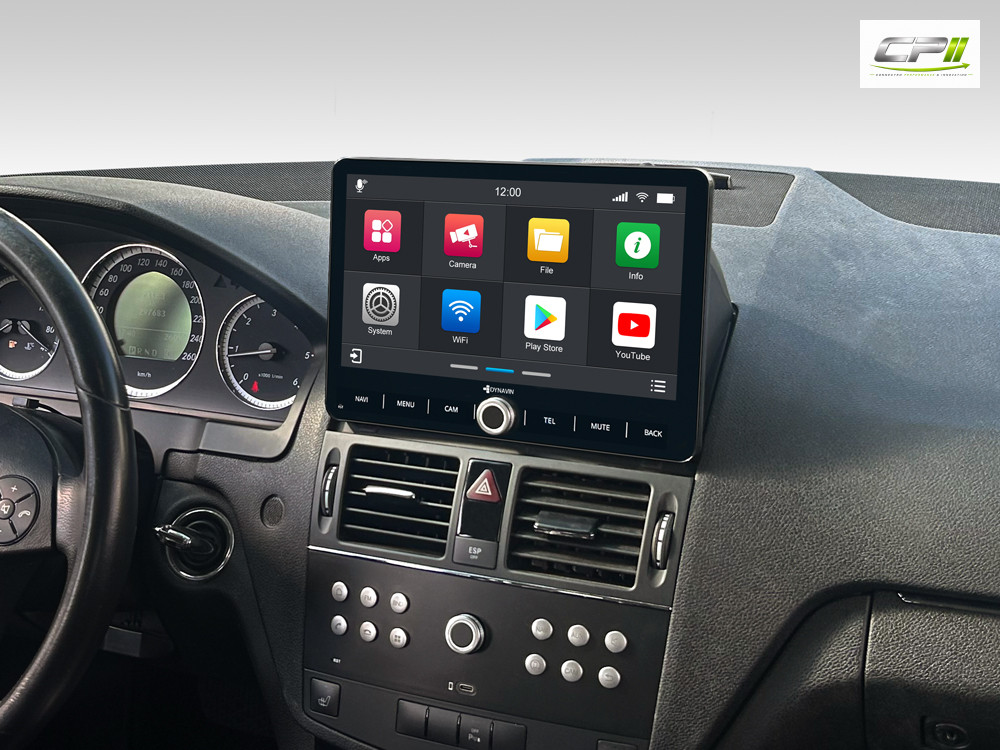 Android Autoradio Dynavin für Mercedes C-Klasse W204 4/96 GB – D9-W204 Premium-02 CPII