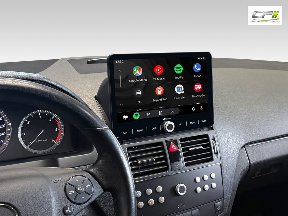 Android Autoradio Dynavin für Mercedes C-Klasse W204 4/32 GB – D9-W204 Premium Flex-04 CPII