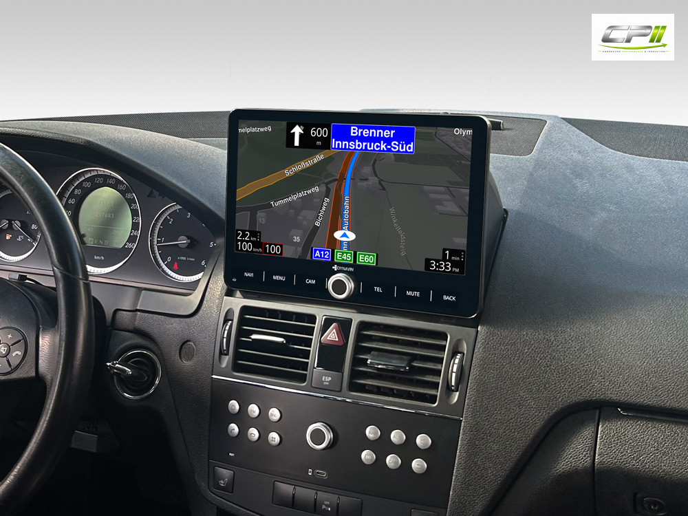 Android Autoradio Dynavin für Mercedes C-Klasse W204 4/32 GB – D9-W204 Premium Flex-05 CPII