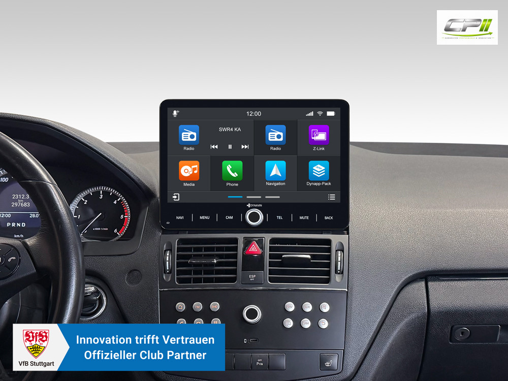 Android Autoradio Dynavin für Mercedes C-Klasse W204 4/32 GB