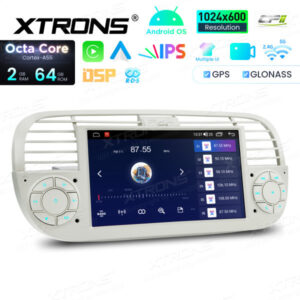 Android Autoradio Xtrons für Fiat 500 (2007-2015) 2/64 – IDS7050FLC-08 CPII