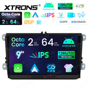 Android Autoradio Xtrons für VW/Skoda/SEAT 2/64 GB – IDS90MTVL-03 CPII
