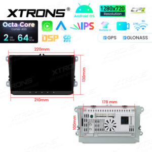 Android Autoradio Xtrons für VW/Skoda/SEAT 2/64 GB – IDS90MTVL-10 CPII