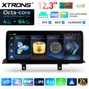 Android Autoradio Xtrons für BMW 3er/4er/M3/M4 NBT 4/64 GB – QLB22NBTHL-03 CPII