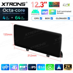 Android Autoradio Xtrons für BMW 3er/4er/M3/M4 NBT 4/64 GB – QLB22NBTHL-13 CPII
