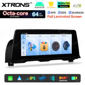 Android Autoradio Xtrons für BMW 5er NBT 2/64 GB – QTB10FVNB-07 CPII