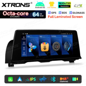Android Autoradio Xtrons für BMW 5er NBT 2/64 GB – QTB10FVNB-08 CPII
