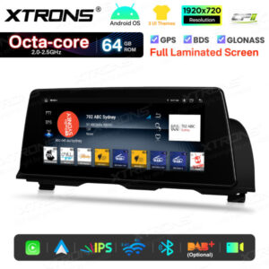 Android Autoradio Xtrons für BMW 5er NBT 2/64 GB – QTB10FVNB-10 CPII