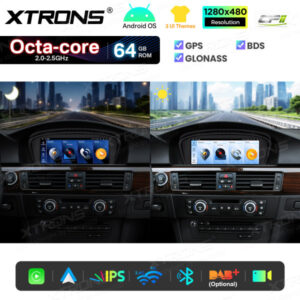 Android Autoradio Xtrons für BMW 3er/5er CIC 2/64 GB – QTB8060CI-15 CPII