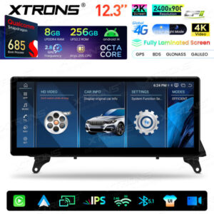 Xtrons Android Autobildschirm für BMW X5 E70/X6 E71 CCC-System 8/256 GB – QWBX24CCB12X5L-04 CPII