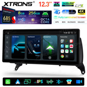 Xtrons Android Autobildschirm für BMW X5 E70/X6 E71 CCC-System 8/256 GB – QWBX24CCB12X5L-11 CPII