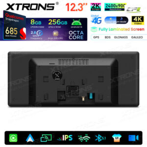 Xtrons Android Autobildschirm für BMW X5 E70/X6 E71 CCC-System 8/256 GB – QWBX24CCB12X5L-13 CPII