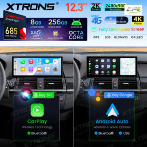 Xtrons Android Autobildschirm für BMW X5 E70/X6 E71 CCC-System 8/256 GB – QWBX24CCB12X5L-16 CPII