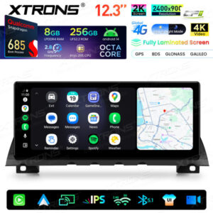 Xtrons Android Autobildschirm für BMW 7er F01/F02 CIC-System 8/256 GB – QWBX24CIB12SV-08 CPII