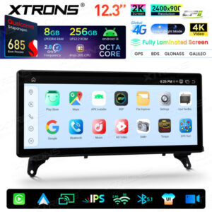 Xtrons Android Autobildschirm-Upgrade für BMW X5 E70/X6 E71 CIC-System 8/256 GB – QWBX24CIB12X5L-08 CPII
