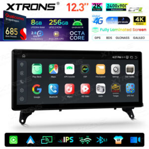Xtrons Android Autobildschirm-Upgrade für BMW X5 E70/X6 E71 CIC-System 8/256 GB – QWBX24CIB12X5L-10 CPII