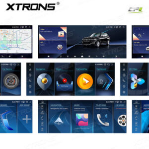 Xtrons Android Autobildschirm-Upgrade für BMW X5 E70/X6 E71 CIC-System 8/256 GB – QWBX24CIB12X5L-18 CPII