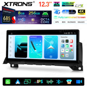 Xtrons Android Autobildschirm Upgrade für BMW 7er F01/F02 NBT-System 8/256 GB – QWBX24NB12SV-12 CPII