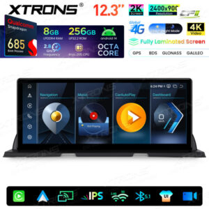 Xtrons Android Autobildschirm Upgrade für BMW 6er F06/F12/F13 NBT-System 8/256 GB – QWBX24NB12SX-02 CPII