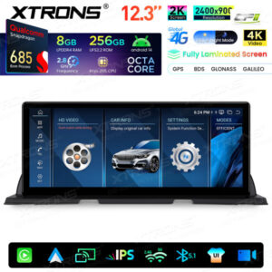 Xtrons Android Autobildschirm Upgrade für BMW 6er F06/F12/F13 NBT-System 8/256 GB – QWBX24NB12SX-04 CPII