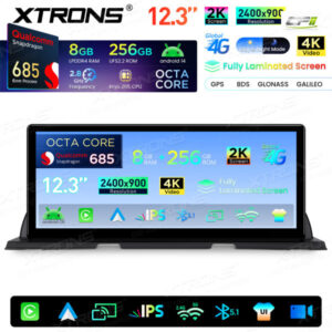 Xtrons Android Autobildschirm Upgrade für BMW 6er F06/F12/F13 NBT-System 8/256 GB – QWBX24NB12SX-06 CPII