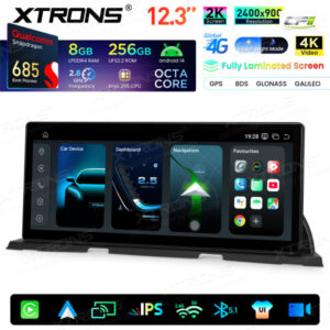 Xtrons Android Autobildschirm Upgrade für BMW 6er F06/F12/F13 NBT-System 8/256 GB – QWBX24NB12SX-11 CPII