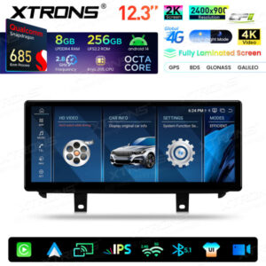 Xtrons Android Autobildschirm Upgrade für BMW X5 F15/X6 F16 NBT-System 8/256 GB – QWBX24NB12X5N-04 CPII