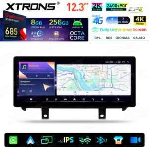 Xtrons Android Autobildschirm Upgrade für BMW X5 F15/X6 F16 NBT-System 8/256 GB – QWBX24NB12X5N-05 CPII