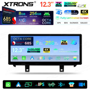 Xtrons Android Autobildschirm Upgrade für BMW X5 F15/X6 F16 NBT-System 8/256 GB – QWBX24NB12X5N-06 CPII