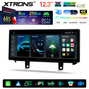 Xtrons Android Autobildschirm Upgrade für BMW X5 F15/X6 F16 NBT-System 8/256 GB – QWBX24NB12X5N-12 CPII