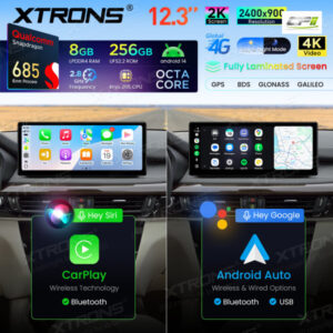Xtrons Android Autobildschirm Upgrade für BMW X5 F15/X6 F16 NBT-System 8/256 GB – QWBX24NB12X5N-16 CPII