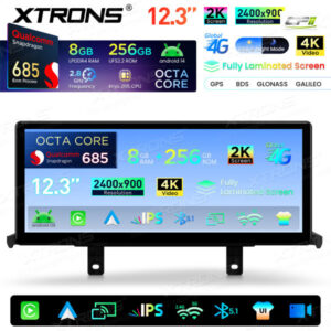 Xtrons Android Autobildschirm Infotainmentsystem für BMW 1er/2er NBT-System 8/256 GB – QWBX24NB1NEL-06 CPII