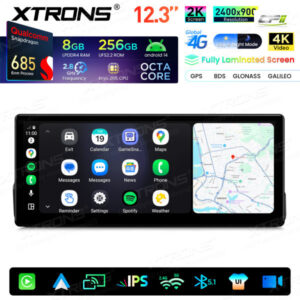 Xtrons Android-Autobildschirm-Upgrade für BMW 3er E90/E91/E92/E93/M3 8/256 GB – QWBX24UMB12E90L-08 CPII