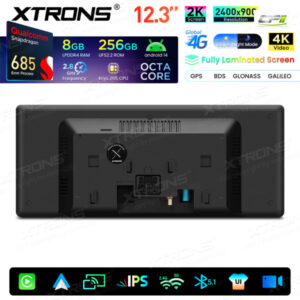 Xtrons Android-Autobildschirm-Upgrade für BMW 3er E90/E91/E92/E93/M3 8/256 GB – QWBX24UMB12E90L-13 CPII