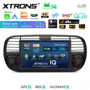 Android Autoradio Xtrons für Fiat 500 8/256 GB – IQ7450FLBP-01 CPII