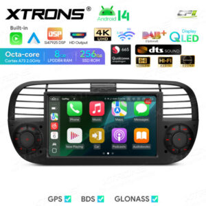 Android Autoradio Xtrons für Fiat 500 8/256 GB – IQ7450FLBP-04 CPII