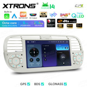 Android Autoradio Xtrons für Fiat 500 8/256 GB – IQ7450FLCP-07 CPII