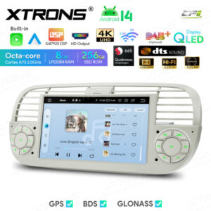 Android Autoradio Xtrons für Fiat 500 8/256 GB – IQ7450FLCP-08 CPII