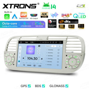 Android Autoradio Xtrons für Fiat 500 8/256 GB – IQ7450FLCP-09 CPII