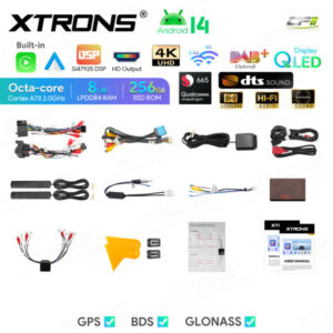 Android Autoradio Xtrons für Audi A4 S4 RS4, Seat Exeo 8/256 GB – IQ84A4AP-12 CPII