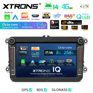 Android Autoradio Xtrons für VW/Skoda/Seat 8/256 GB – IQ84MTVP-01 CPII